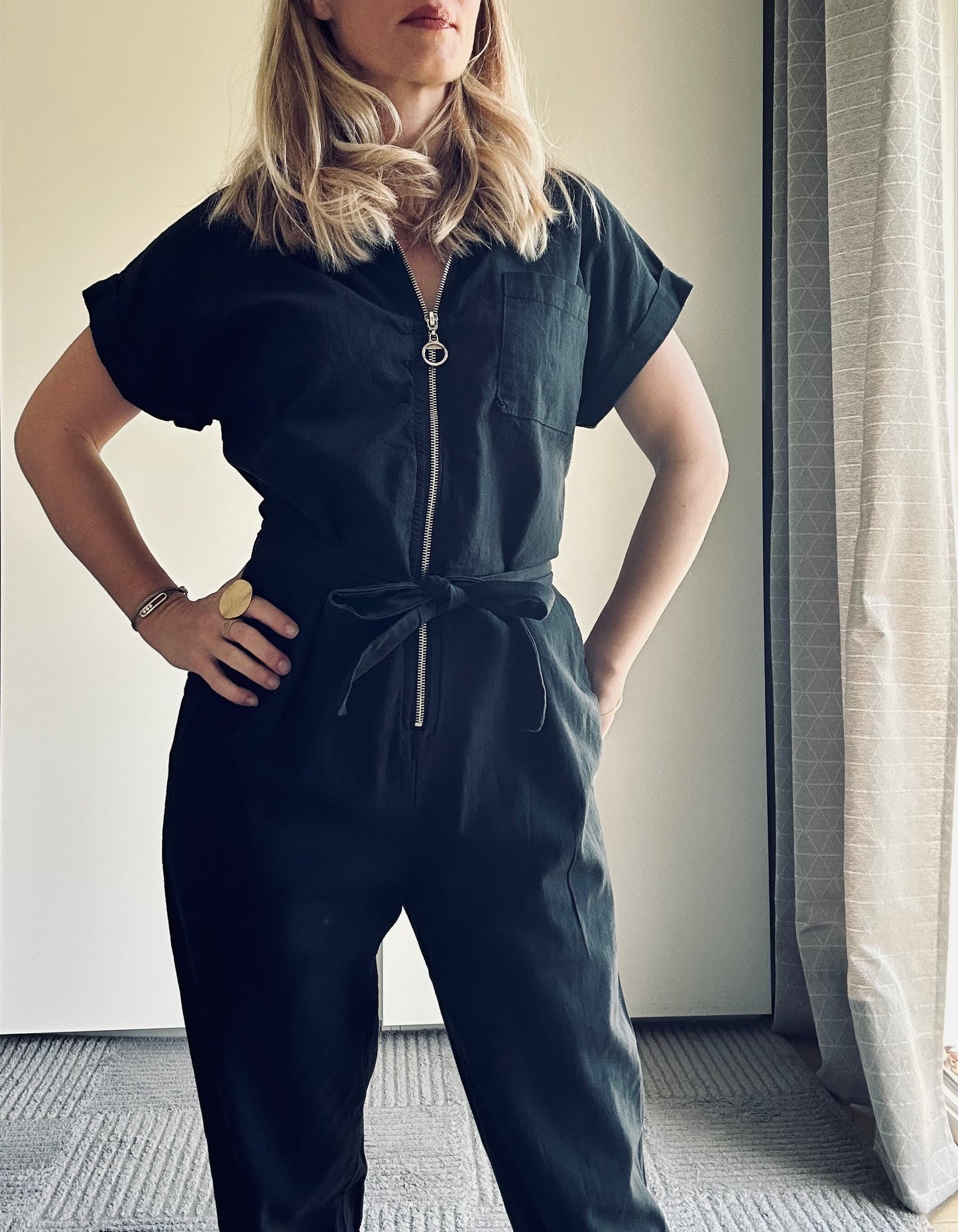 Combi Pantalon Jacinthe noire