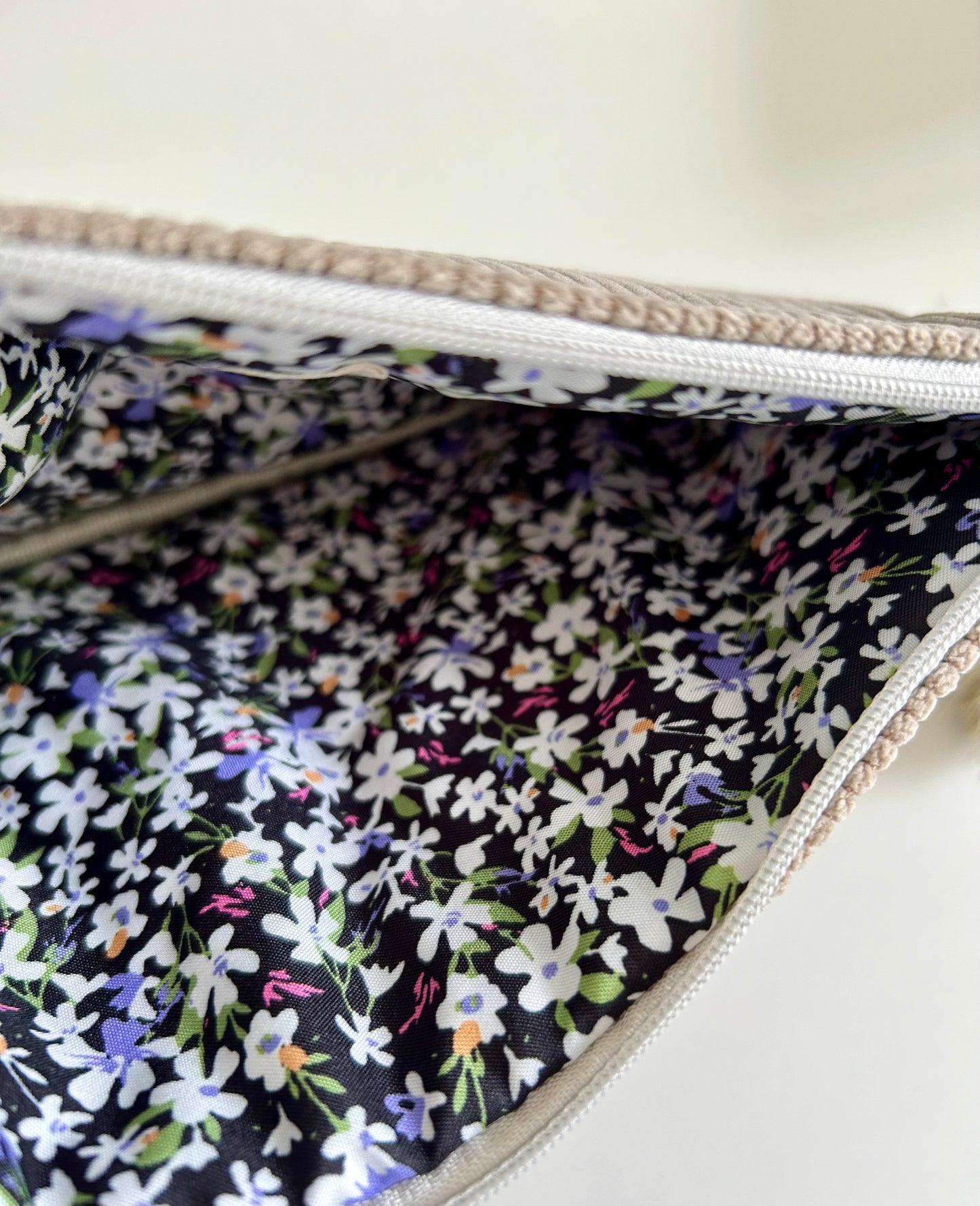 Trousse étoiles & lunes grise