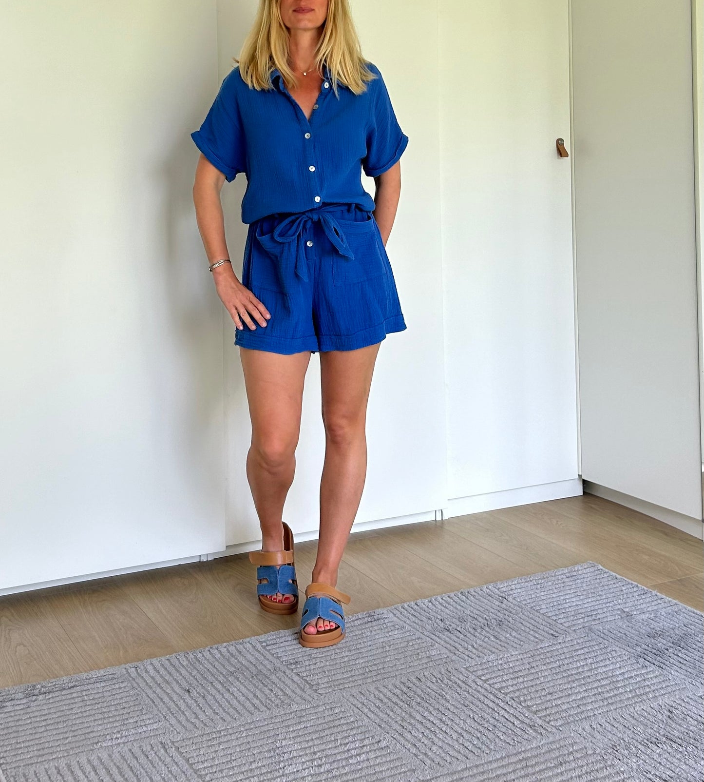 Combishort Rosalie Bleue