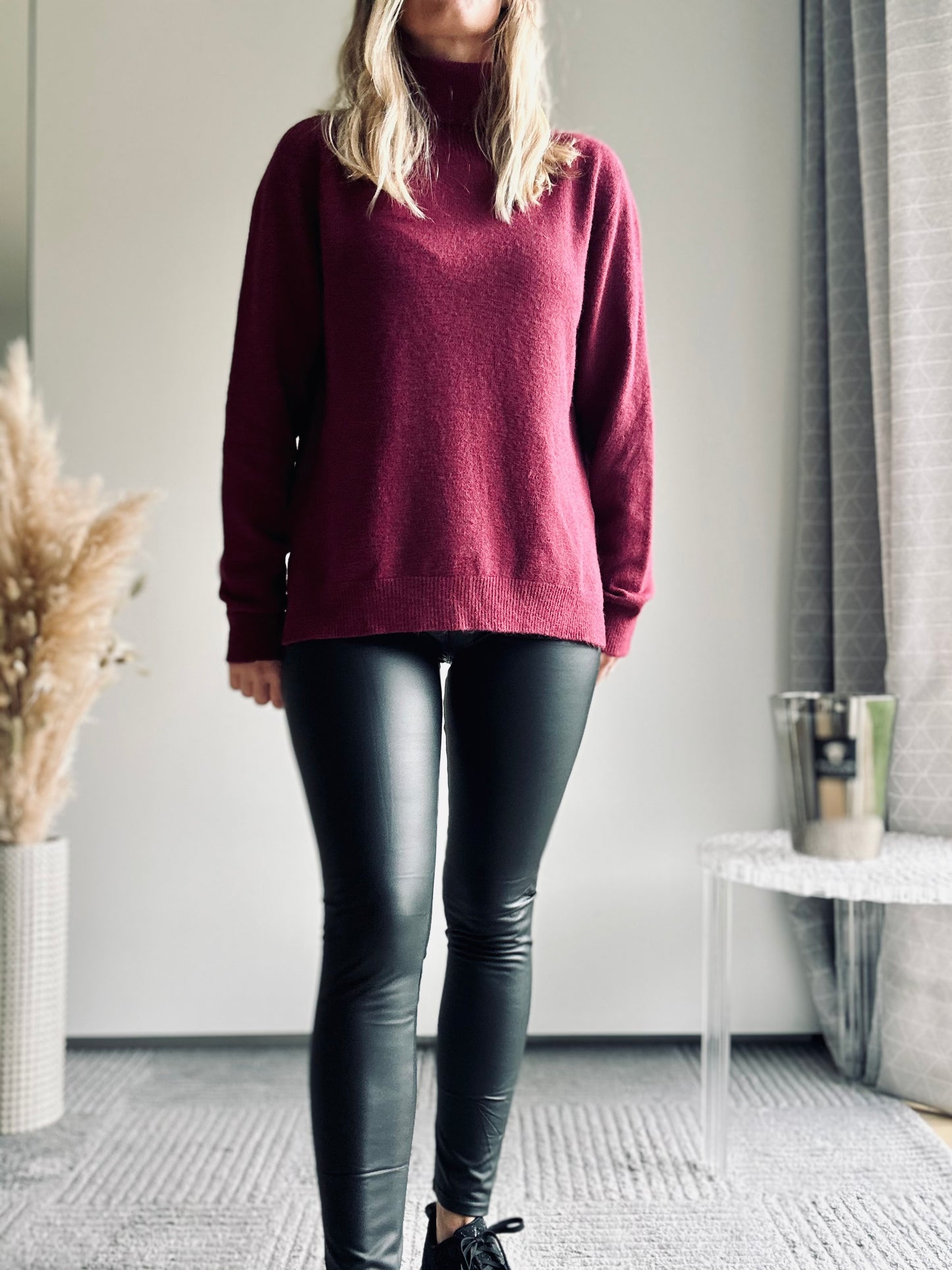 Pull Monge bordeaux