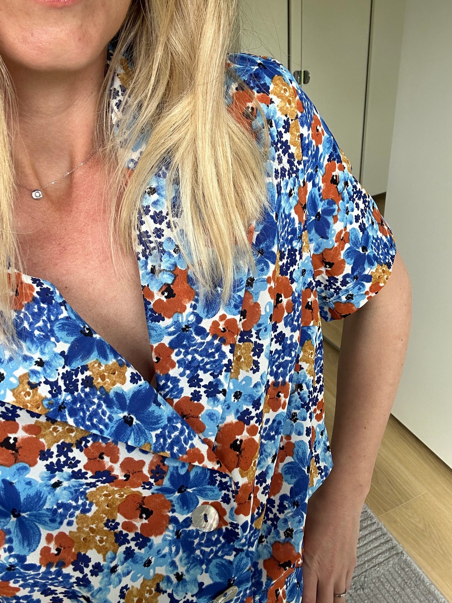 Combi-pantalon Paola Bleue