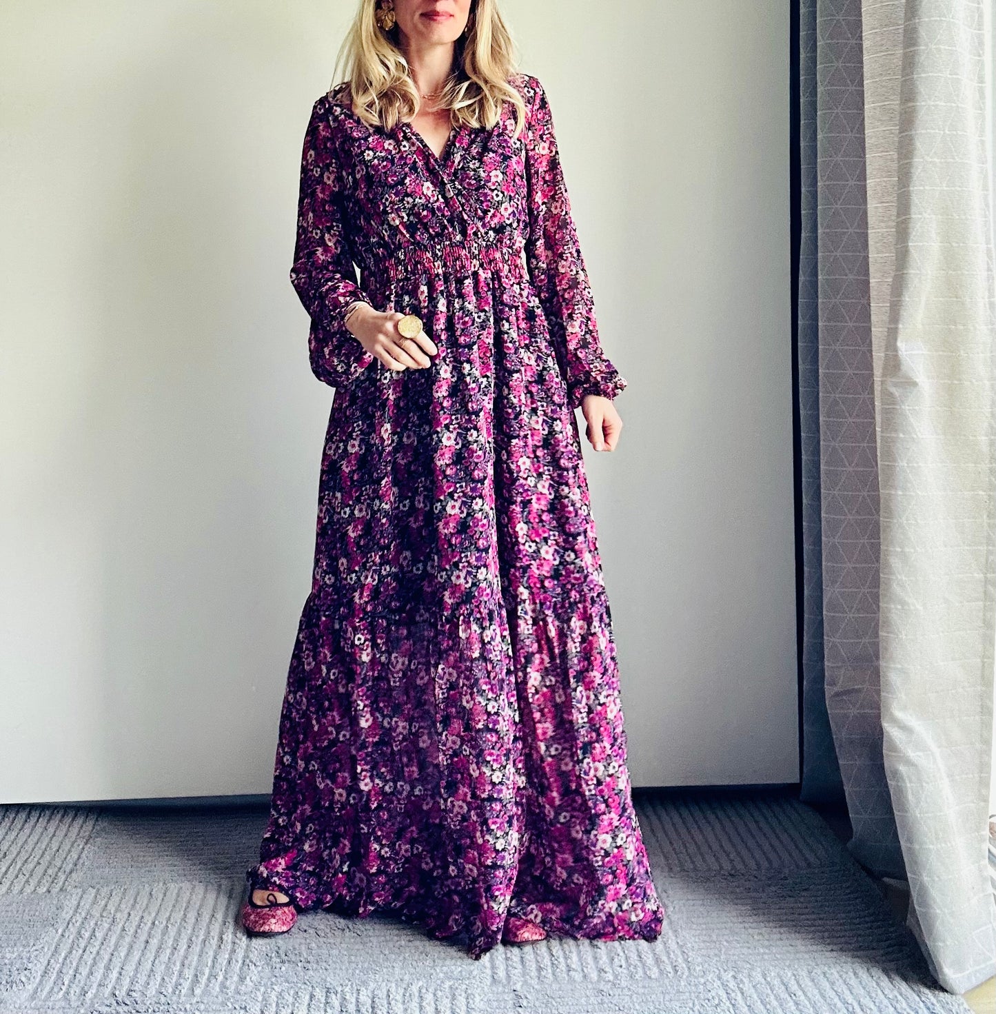 Robe longue Violette