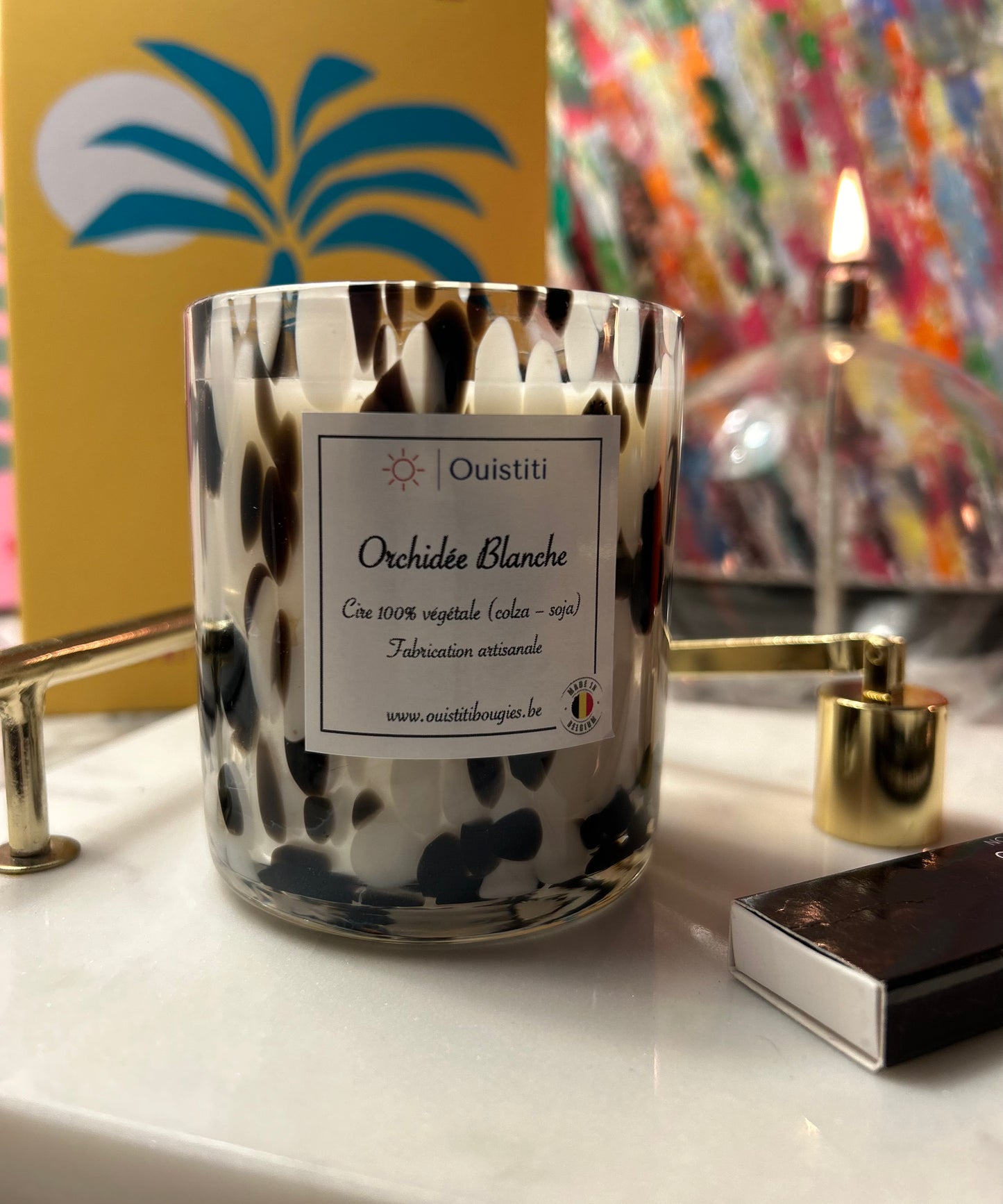 Bougie parfumée Orchidée blanche