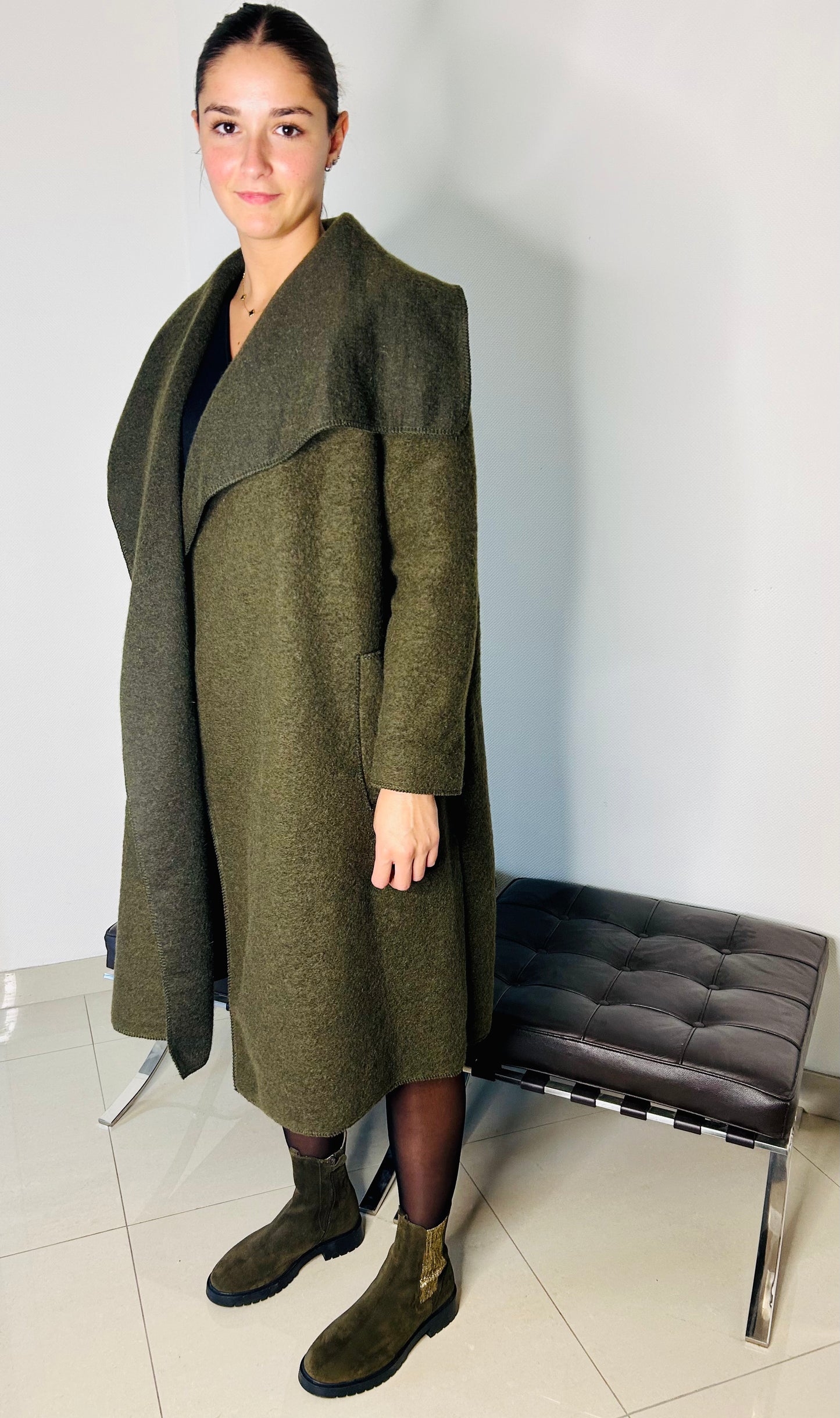 Manteau Claudette Kaki