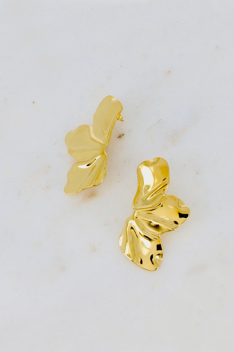 Boucle d'oreilles feuillage