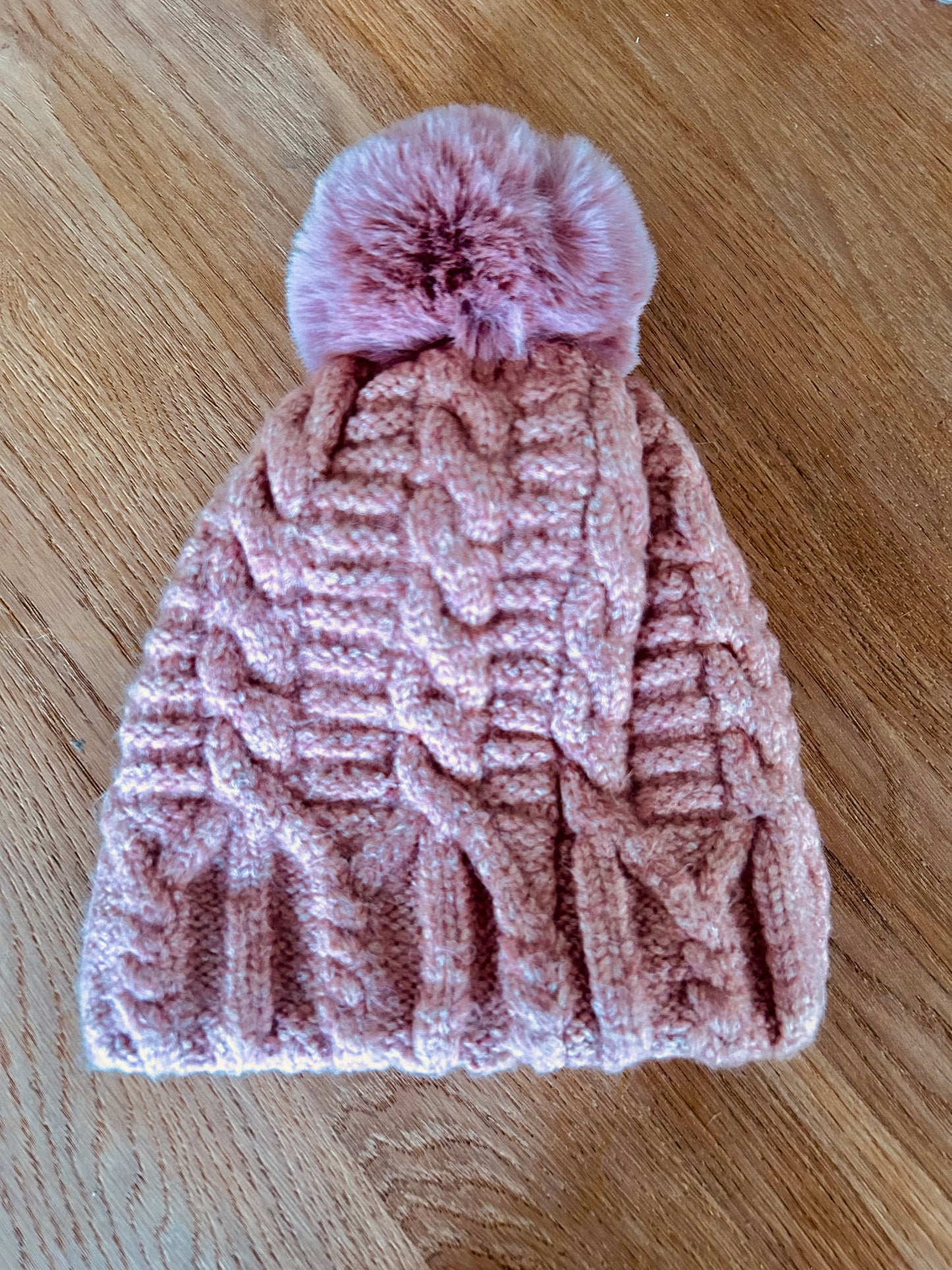 Bonnet Jeanne rose